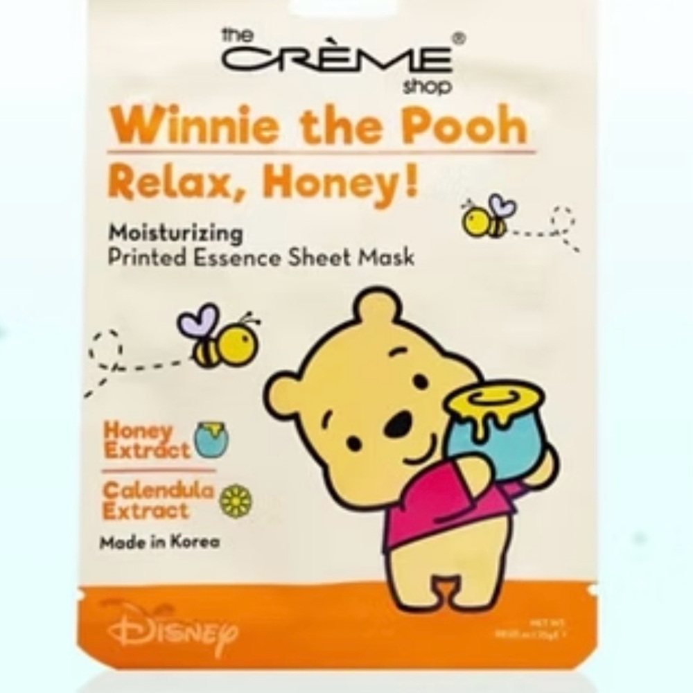 The Crème Shop Winnie the Pooh Sheet Mask Set of 6!